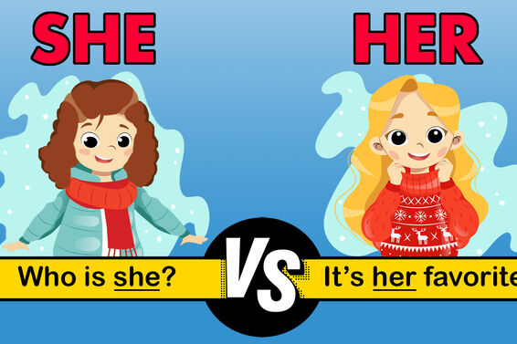 she vs her proper grammar